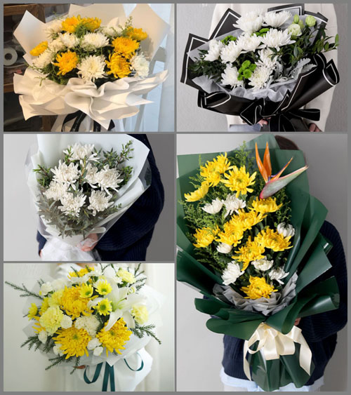 贵州毕节市金沙县化觉镇红旗村白事花束代送